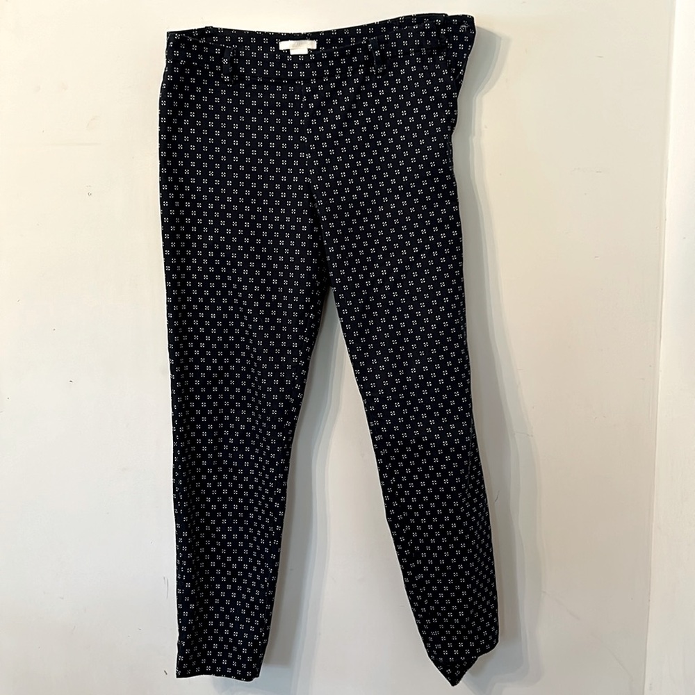 H&M navy printed pants